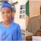 Mmesoma Ejikeme, the candidate with the controversial UTME score and JAMB Registrar, Prof Ishaq Oloyede. [Legit]