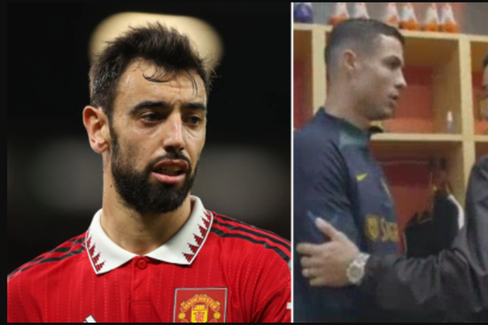 Video: Ronaldo and Fernandes in weird handshake ahead of World Cup opener against Ghana