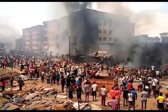 Angry mob attacks Onitsha fire fighters for arriving late to quench a raging inferno