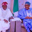 Tinubu visits Buhari in Daura, presents Certificate of Return. [Twitter:@MBuhari]