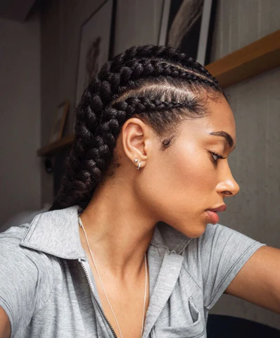 Cornrows look instantly beautiful [afrocentrix]