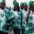 Nigerians rock colourful aso ebi at the presidential inauguration of Bola Tinubu [NAN]