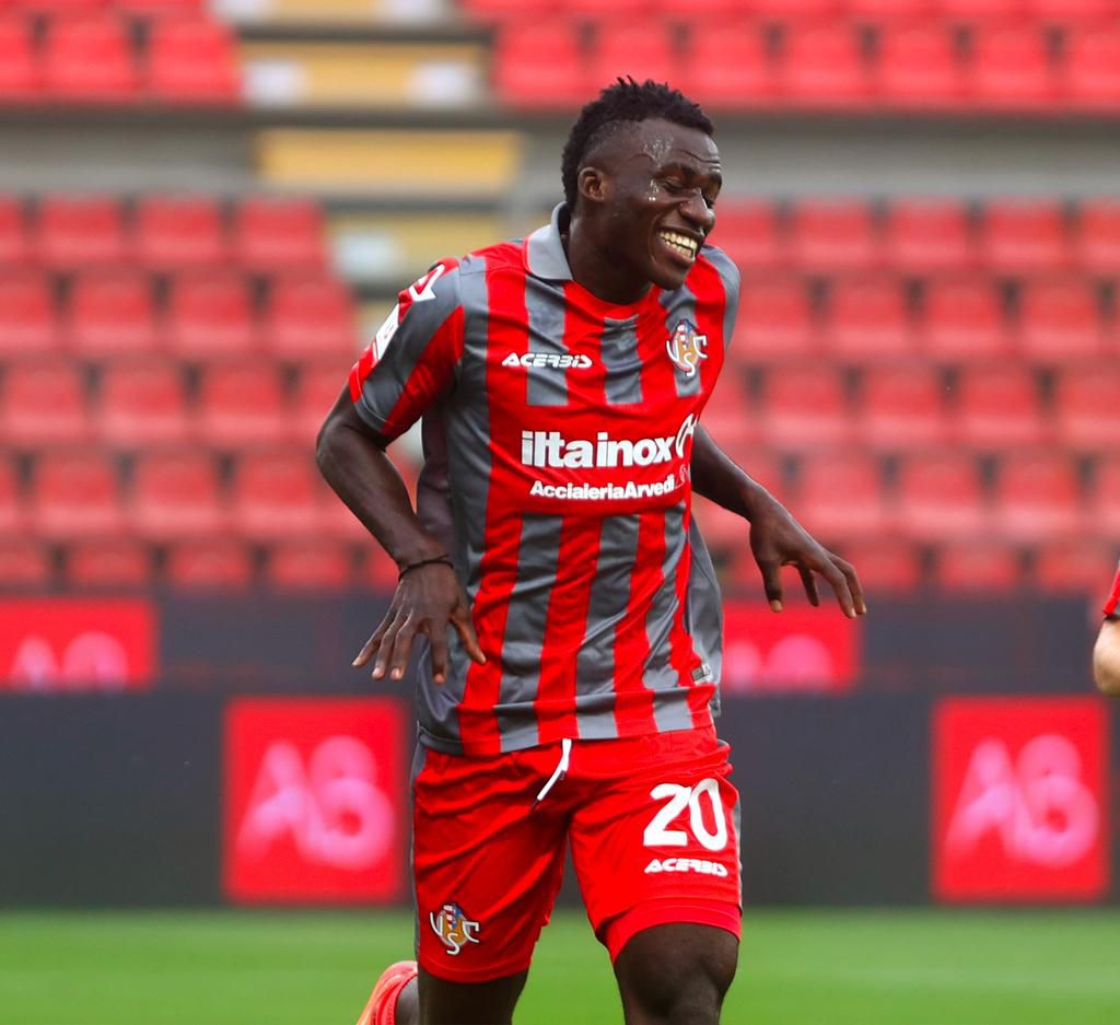 Ghana's Felix Afena-Gyan celebrating his goal.