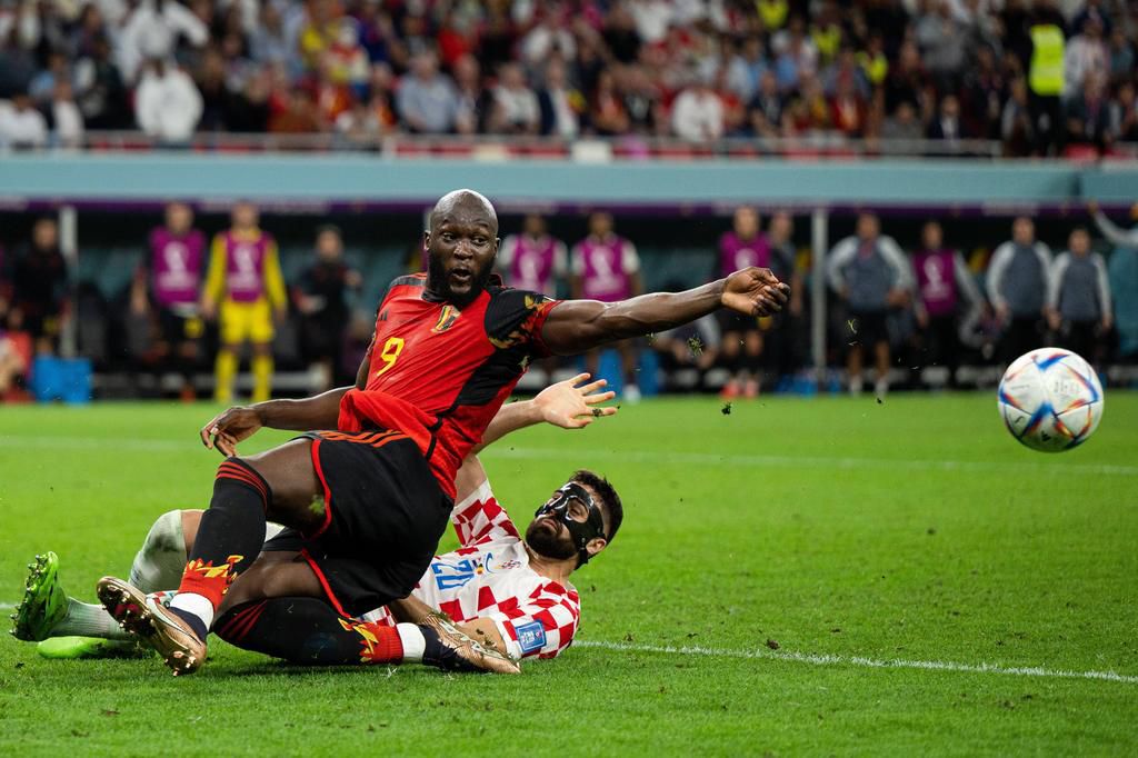 Romelu Lukaku missed 4 big chances for Belgium in the second half.