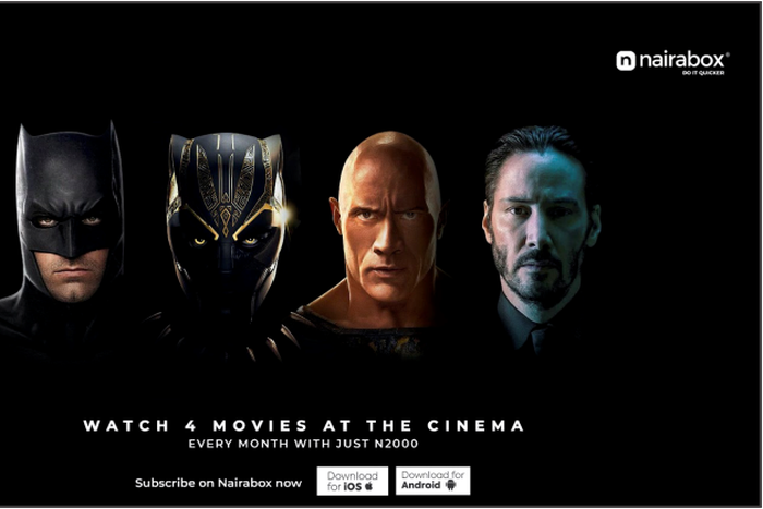 Nairabox announces brand ambassador and all access movies subscription on its app