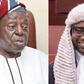 A mash up photo of Afe Babalola and his son, Tunde Afe-Babalola SAN, FCIArb.
