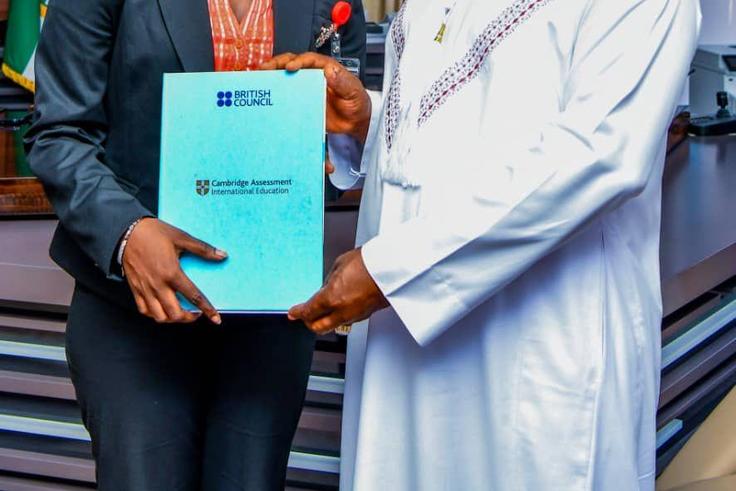 Yahaya Bello sponsors Cambridge best student's education in UK.