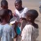 Almajiri children sharing food in the North