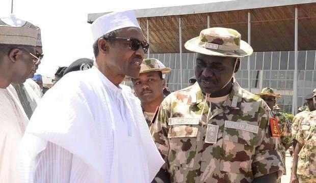 President Muhammadu Buhari and Chief of Army Staff, Lieutenant-General Tukur Buratai