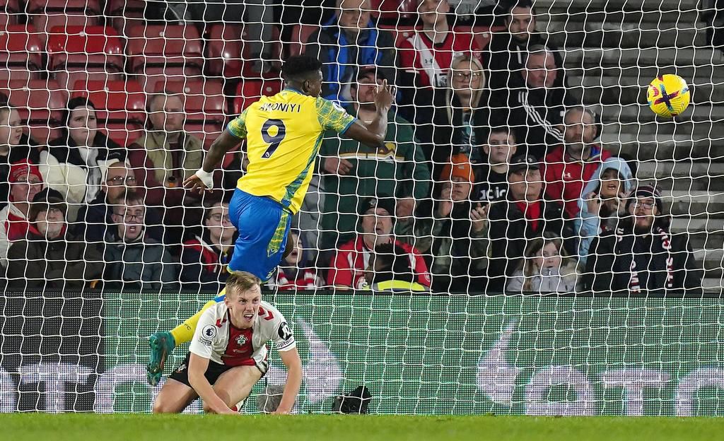 Taiwo Awoniyi scored the only game of the game for Nottingham Forest against Southampton