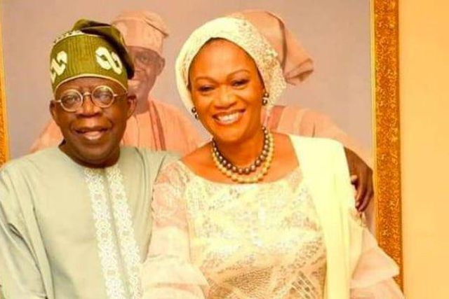 Asiwaju Bola Tinubu and his wife, Oluremi Tinubu