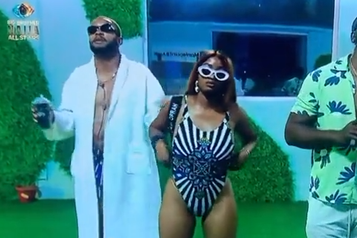 Cross, Pere and Kimoprah find themselves in a triangle on BBNaija All Stars. [Instagram/pulsenigeria247]