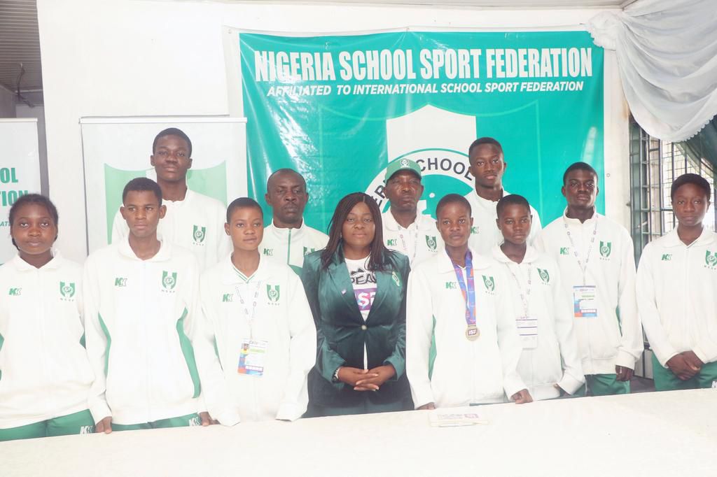 NSSF contingents at the World School Athletics Championships