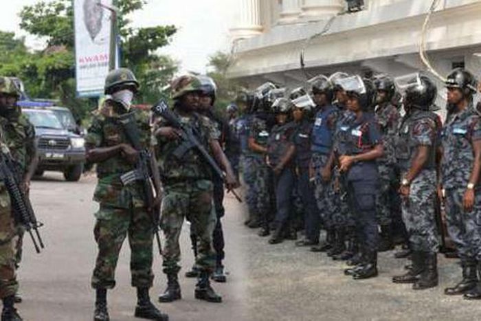 Soldiers, police sent to Toflokpo to restore calm as locals clash with salt mining company