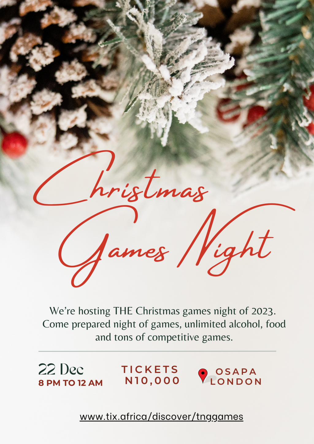 Christmas games night