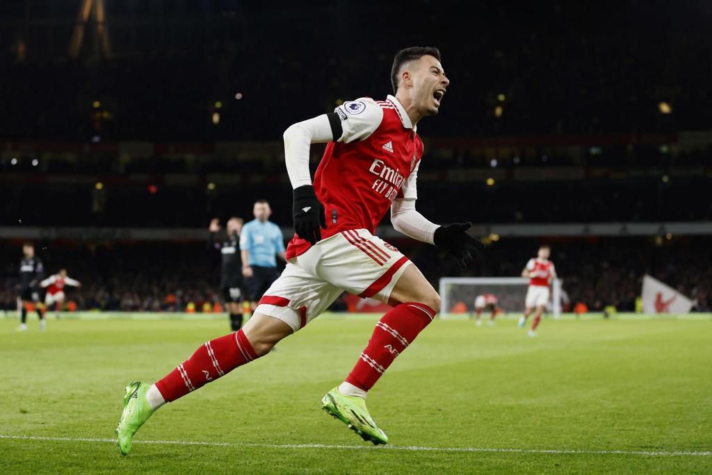 Gabriel Martinelli gave Arsenal the 2-1 lead in the second half vs West Ham