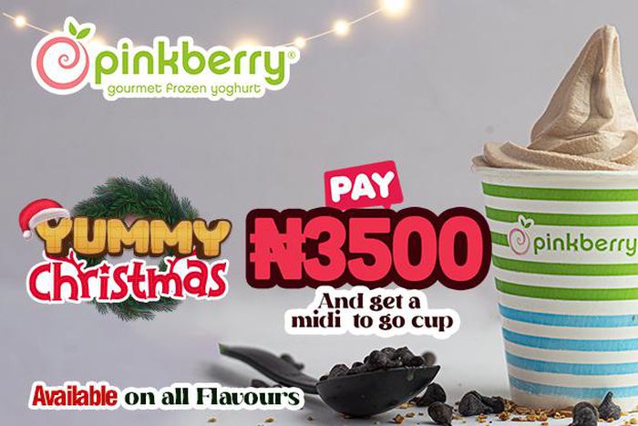 Pinkberry offers Sweet Banana Caramel Yogurt & festive December deals