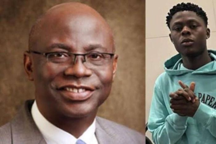 Pastor Tunde Bakare and the late Ilerioluwa aka Mohbad. [Alimosho News]