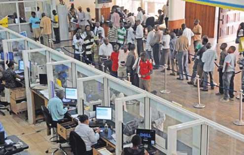 A banking hall in Nigeria (File Photo)