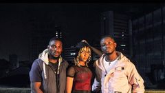 Tobi Bakre, Adesua Etomi and Chike in 'Gangs of Lagos' [Instagram/@jadeosiberu]