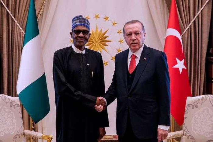 Shugaba Buhari ya Ziyarci Erdogan a fadar sa