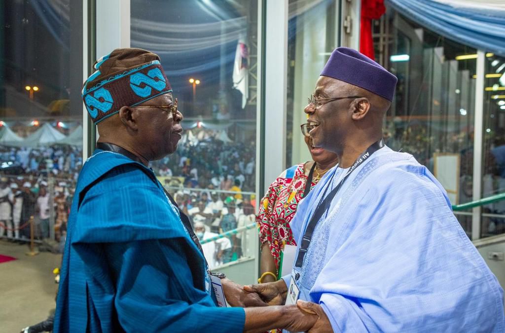 Asiwaju Bola Tinubu and Pastor Tunde Bakare
