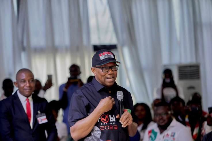 Labour Party Presidential candidate, Peter Obi. [Twitter:PeterObi]