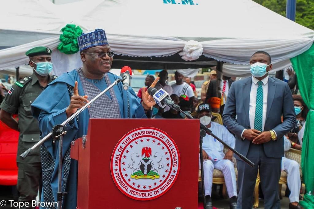 Senate President Ahmad Lawan [Tope Brown]