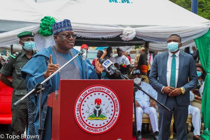 Senate President Ahmad Lawan [Tope Brown]