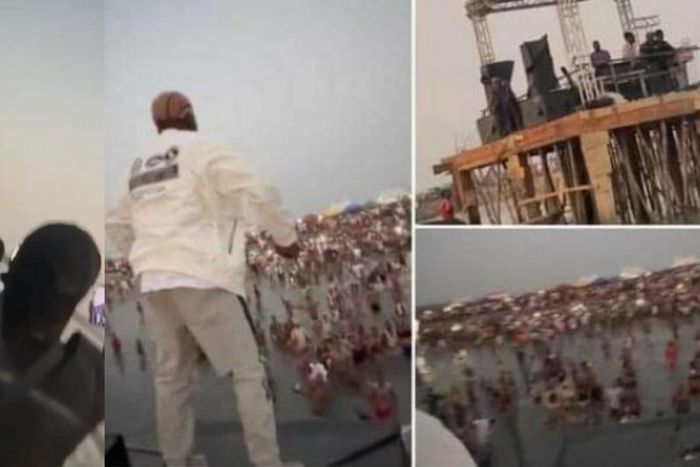 Ika of Africa Fear grips Portable on his way to perform on the water in Port Harcourt [Within Nigeria]