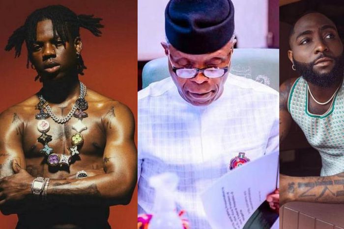 Osinbajo, Davido, Rema, others among 100 most notable peace icons in Africa.