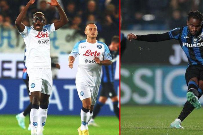 Osimhen and Lookman lead the scoring charts in Italy