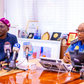 Governor Babajide Sanwo-Olu meets IGP, Usman Baba. [Twitter:MrJags]