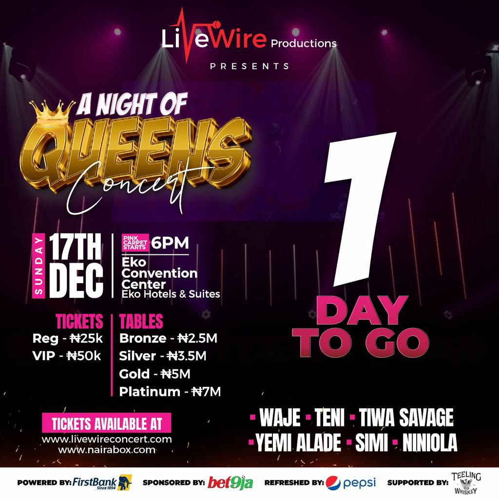 Glitter, glam, & Afrobeats, get ready for A Night of Queens concert