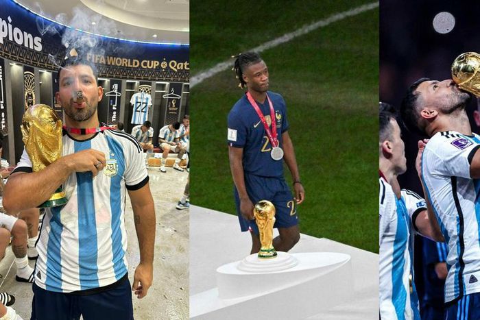 Aguero explains calling Camavinga a 'd--kface' celebrating Argentina's victory