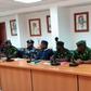 Head of security agencies during the news briefing in Abuja, on Friday [NAN]