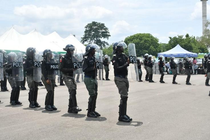Nigerian police officers [NPF]