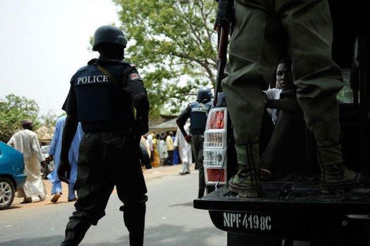 An officer of the Nigeria Police Force.