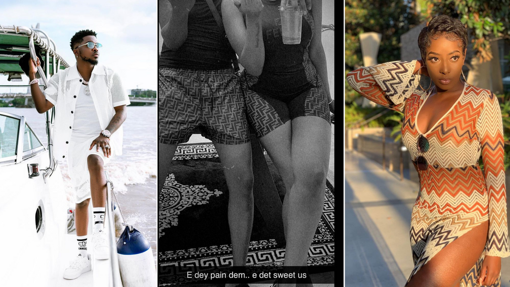 Nollywood actress Ms. DSF and Nigerian singer Skiibii have reportedly called it quits