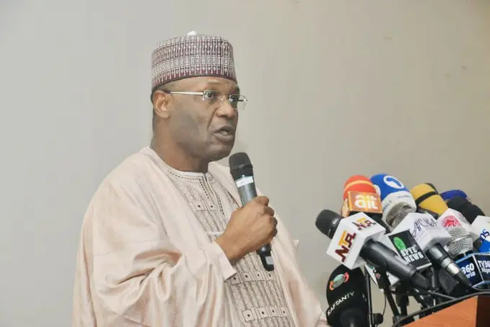 INEC Chairman, Prof. Mahmood Yakubu. [Twitter:INEC]