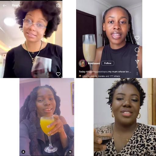 The trend – #IRaiseA Glass