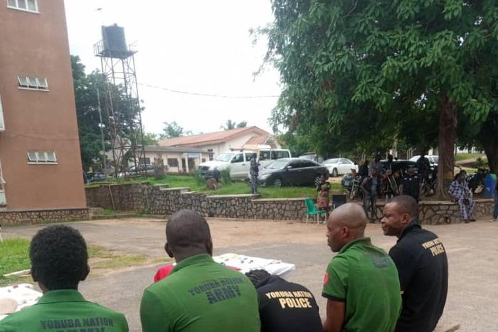 Akintoye condemns invasion of Ibadan radio station by Yoruba Nation agitators. [Punch]