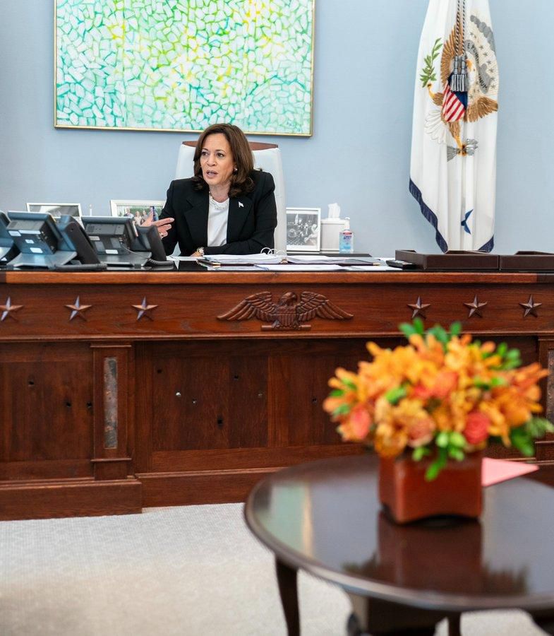 U.S. Vice President, Kamala Harris. [Twitter:@KamalaHarris]