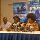 Ene Obi at the middle with other Co-Conveners briefing newsmen in Abuja.