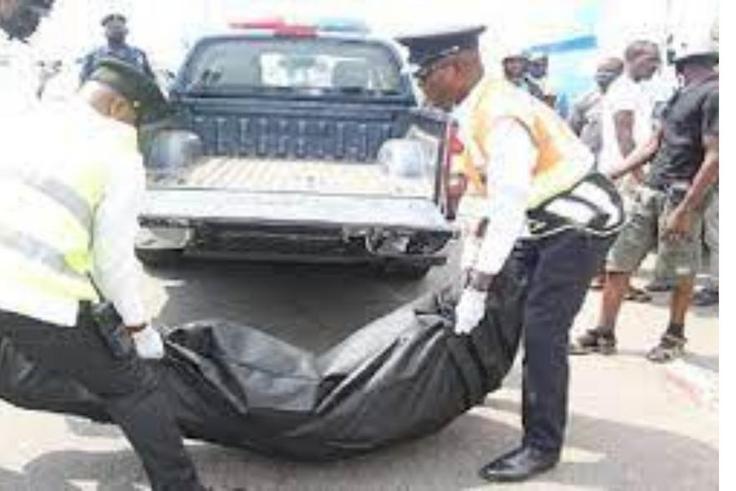Police carrying dead body