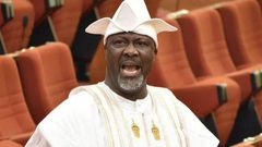 Dino Melaye is not happy with INEC over Kogi governorship election. [BBC]
