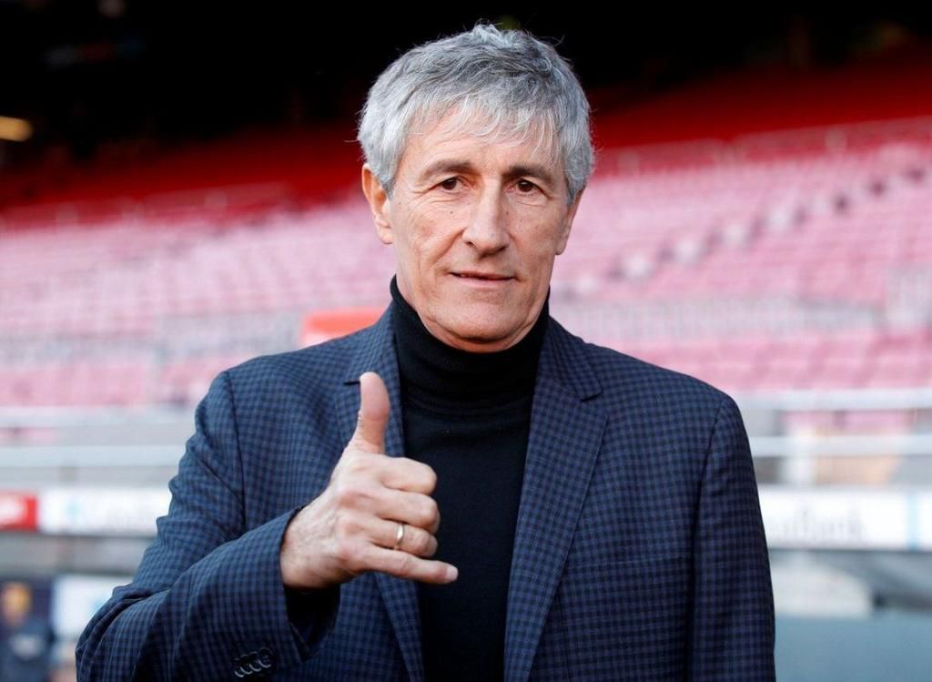 Quique Setien, the Villarreal manager.