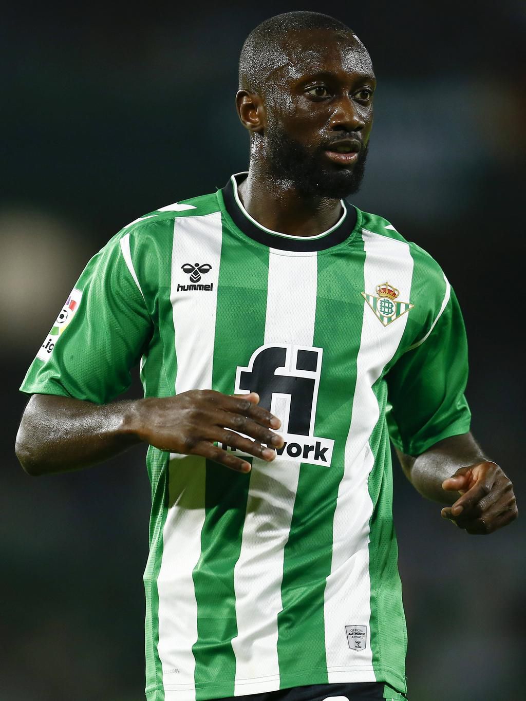 Youssouf Sabaly playing for Rea Betis in La Liga