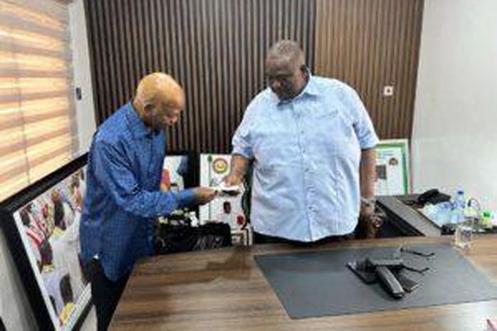 Chief Executive Officer (CEO) of Atlas Oranto Petroleum Ltd., Prince Arthur Eze and Chief Emmanuel Iwuanyanwu, the President of Ohanaeze Ndigbo. [NAN]