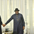 Former President, Goodluck Jonathan receives in audience the Labour Party presidential candidate, Peter Obi. [Twitter:@PeterObi]